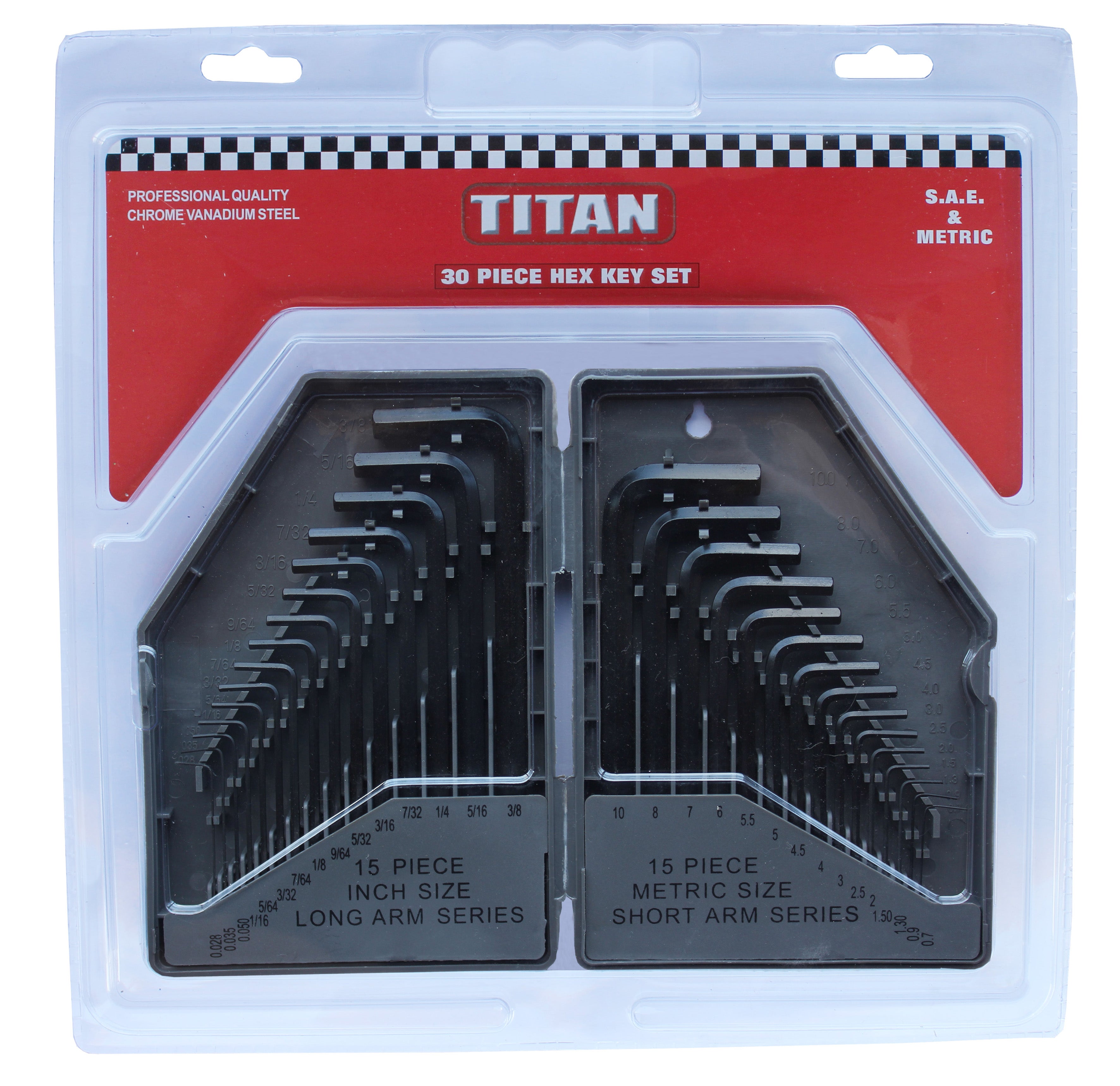 Titan Hex Key Set 30pc -
