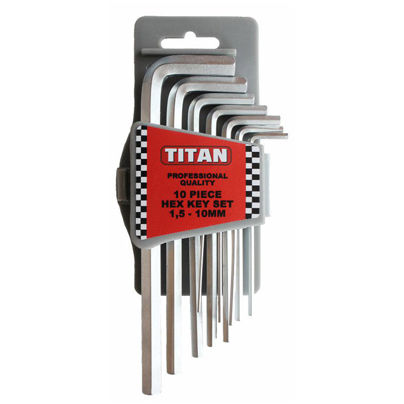 Titan Hex Key Set 10pc -