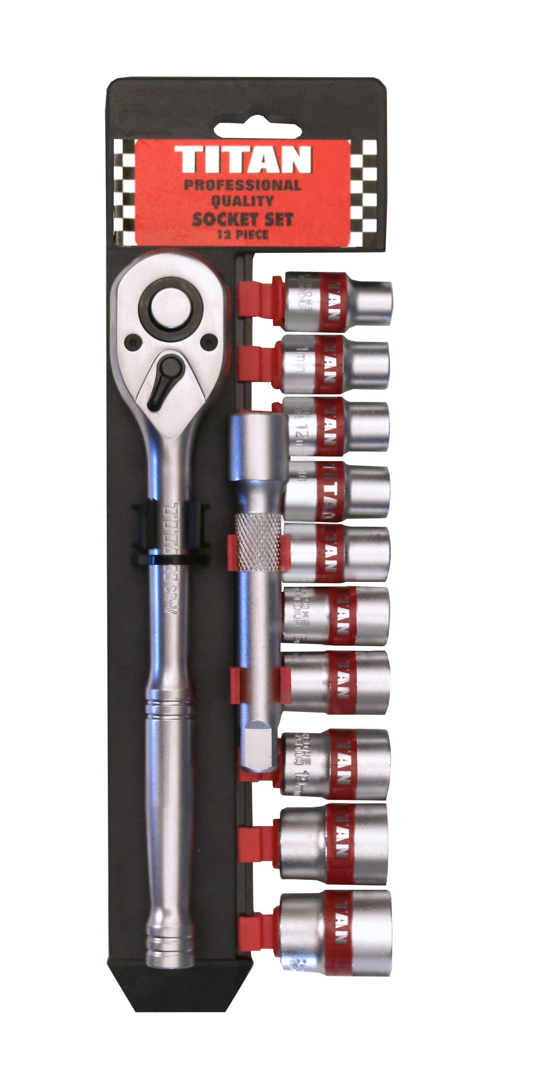 Titan Socket Set 12pc 1/2" drive