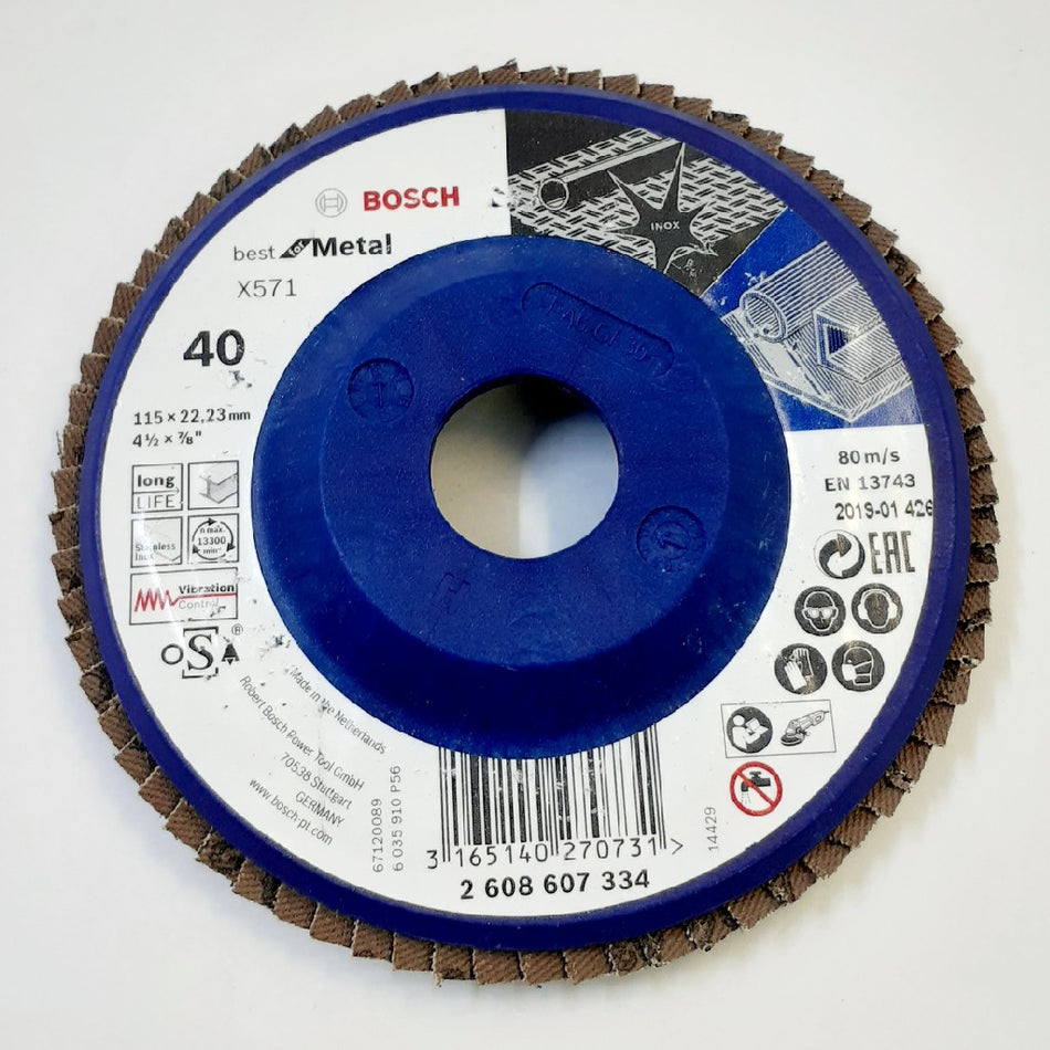Bosch Flap Disc Standard For Metal 115x22.23mm