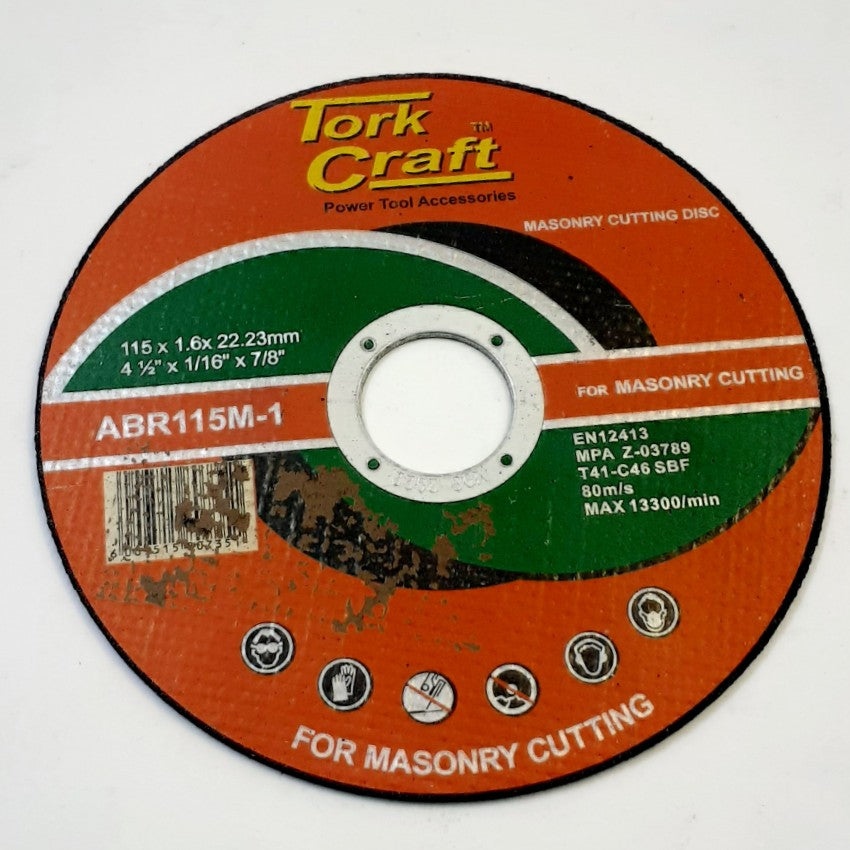 Cutting Disc Masonry 115x1.6x22.2mm
