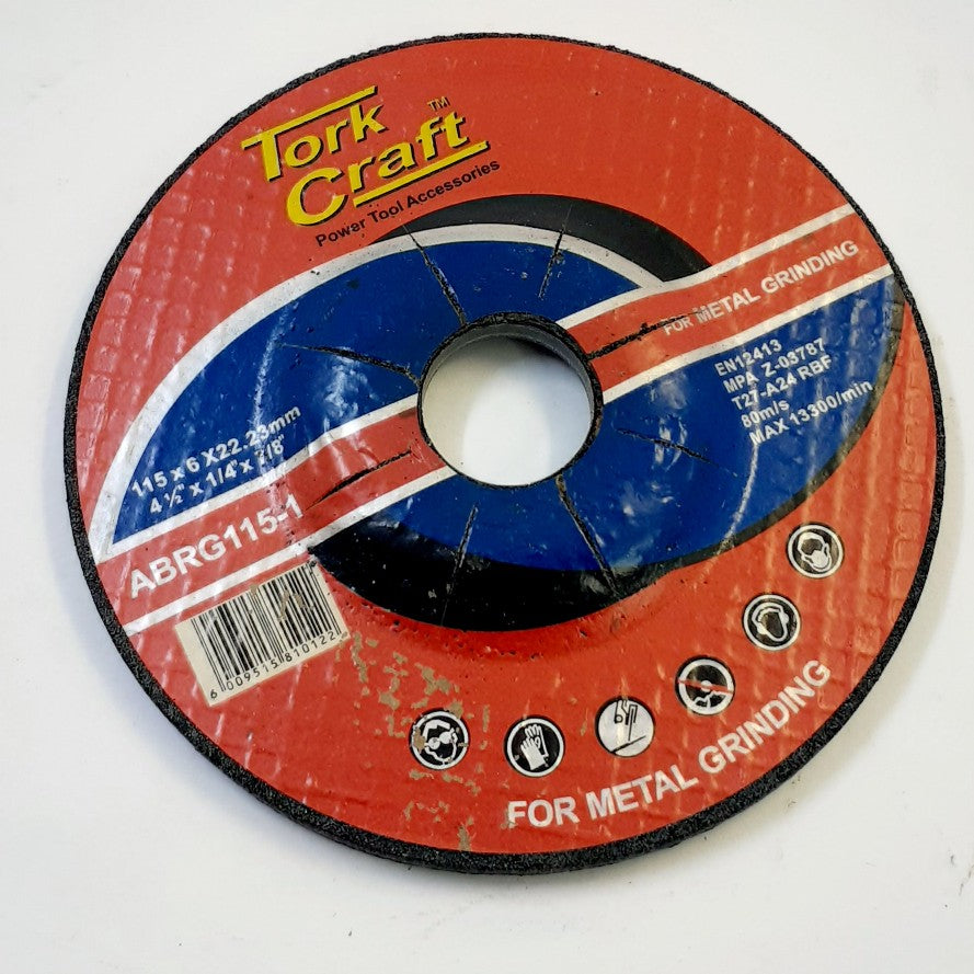 Grinding Disc For Steel 115x6.0x22.2mm