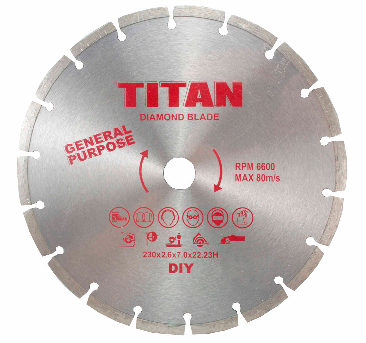 Titan Diamond Blade General Purpose 230mm