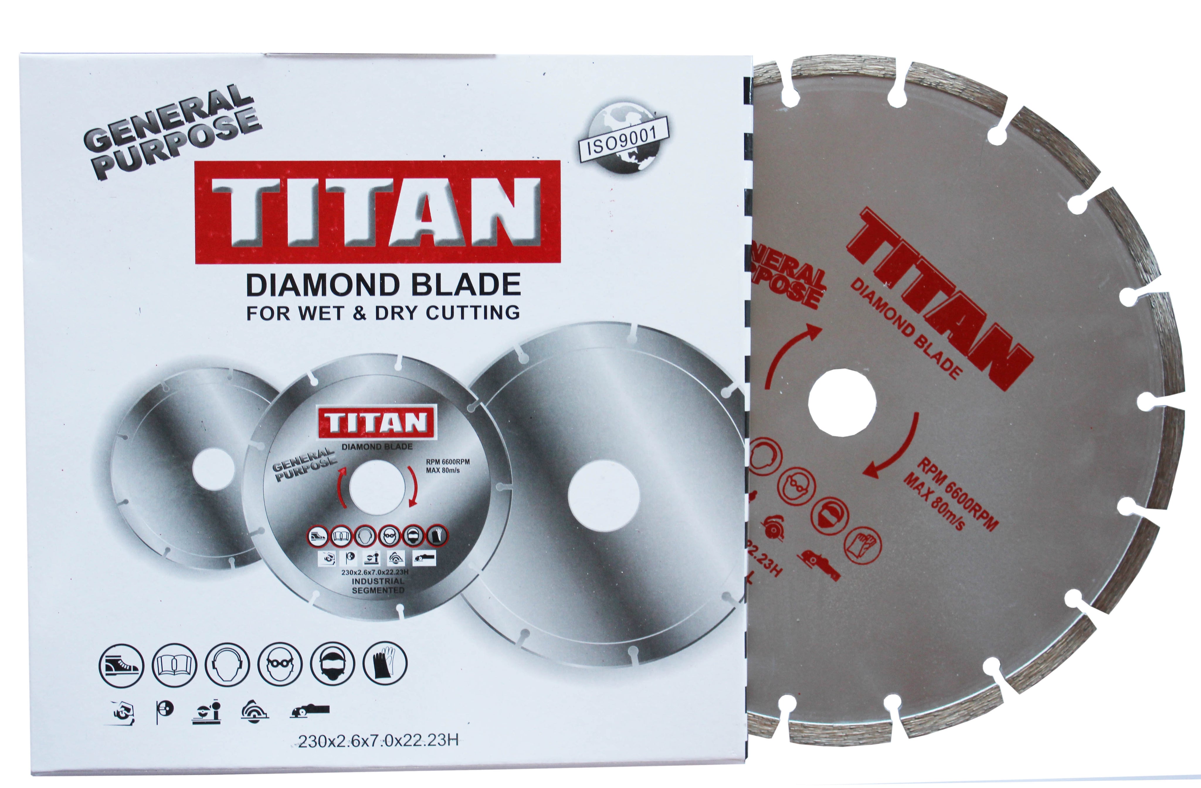 Titan Diamond Blade Generel Purpose Professional 230mmx2.6mm
