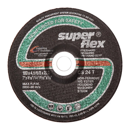 Superflex Grinding Disc Dome Masonry 180x6x22.2mm