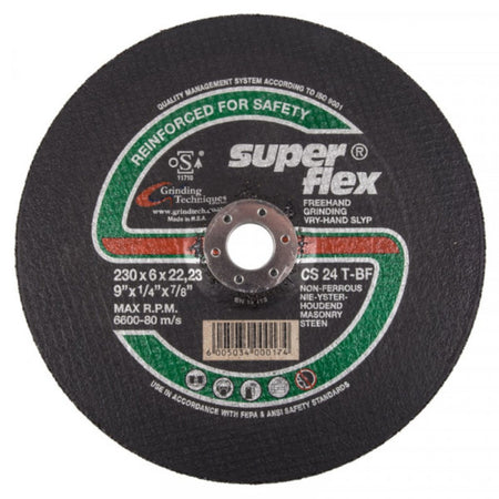 Superflex Grinding Disc Dome Masonry 230x6x22.2mm