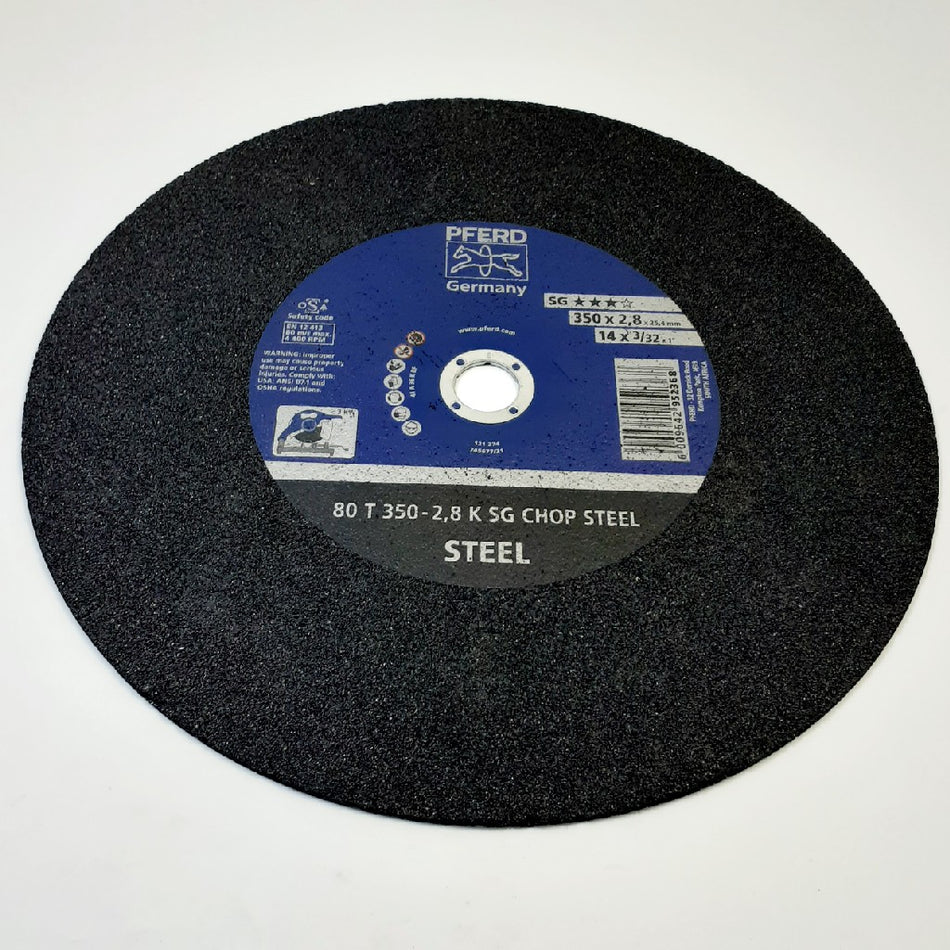 Pferd Cutting Disc Steel 80 T 350-2,8 K SG Chop 10Pc