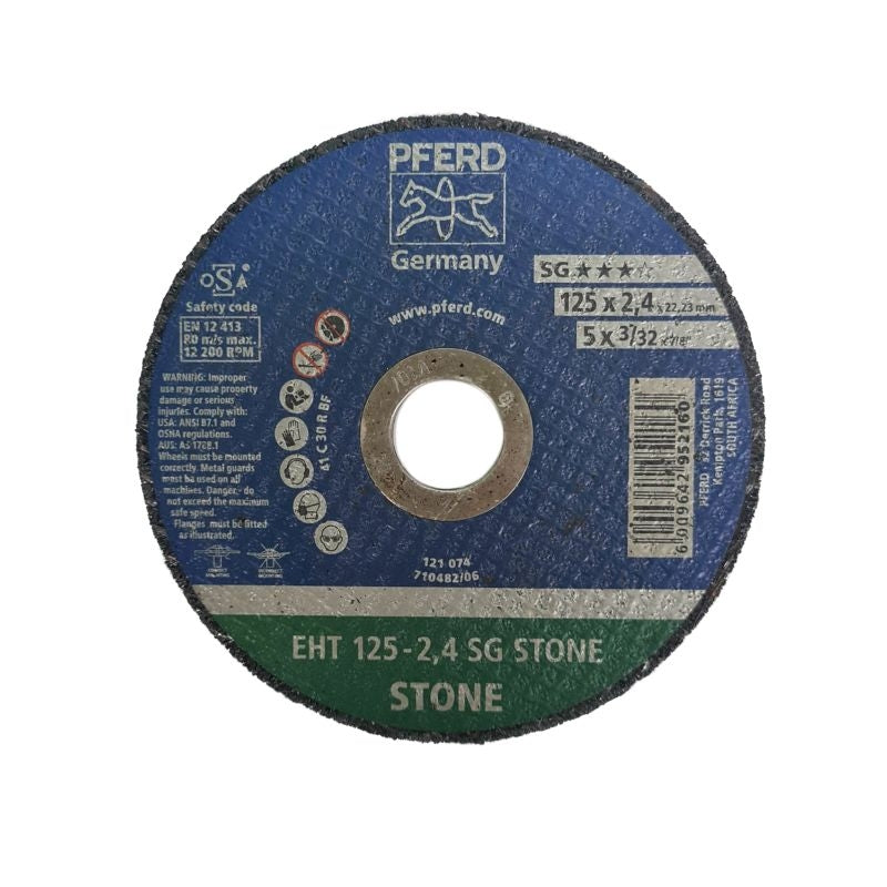 Pferd Cutting Disc Stone EHT 125-2,4 SG 115x2.4x22.23mm
