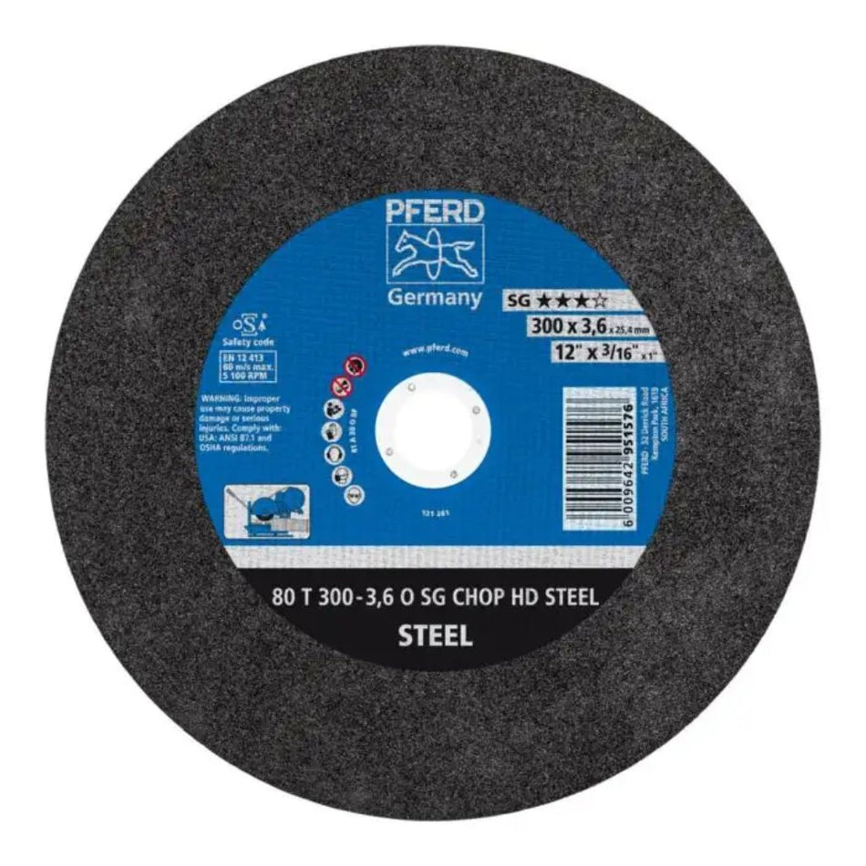 Pferd Cutting Disc Steel 80 T 300-3.6 O SG Chop