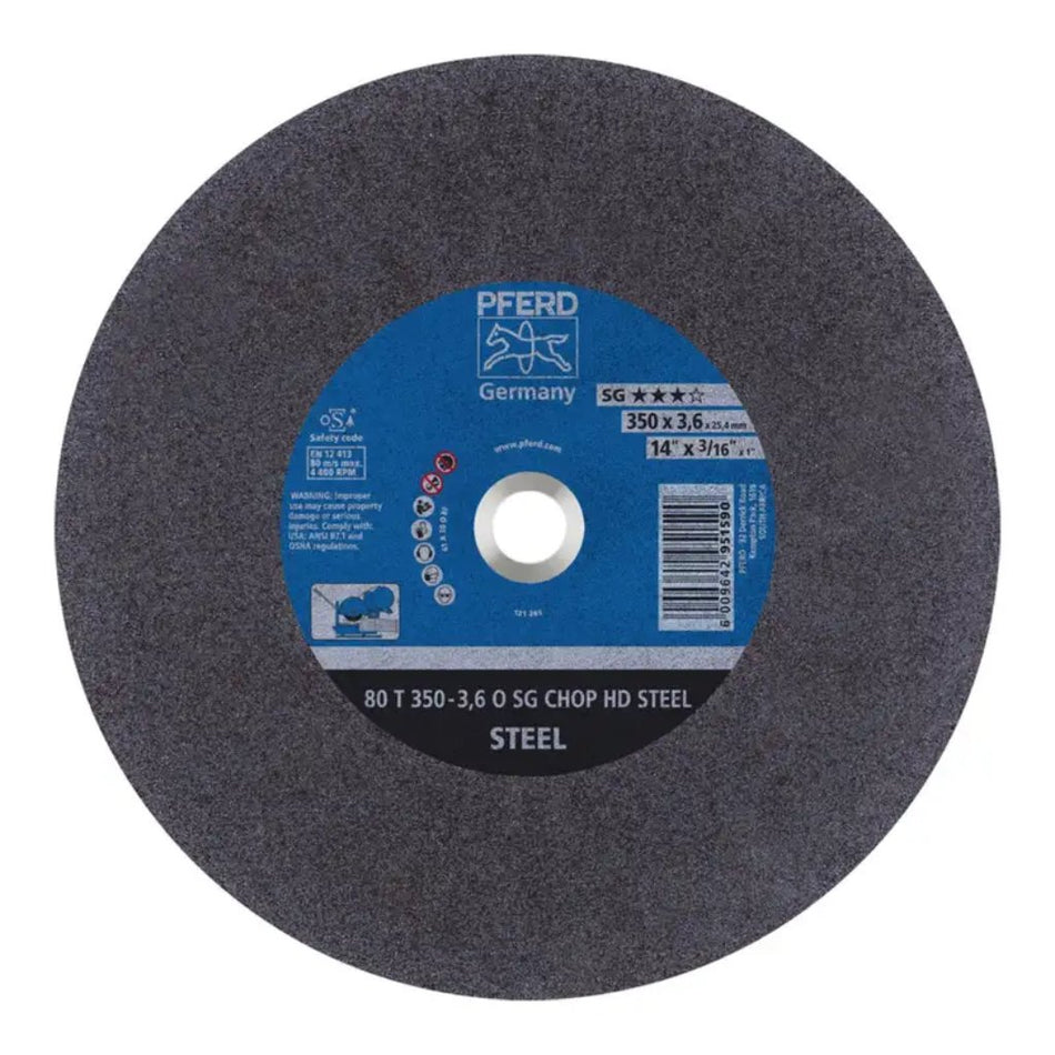 Pferd Cutting Disc Steel 80 T 350-3,6 O SG Chop HD