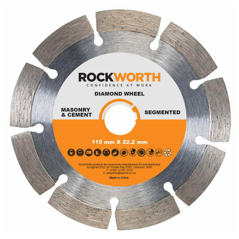 Rockworth Diamond Wheel Segmented Rim