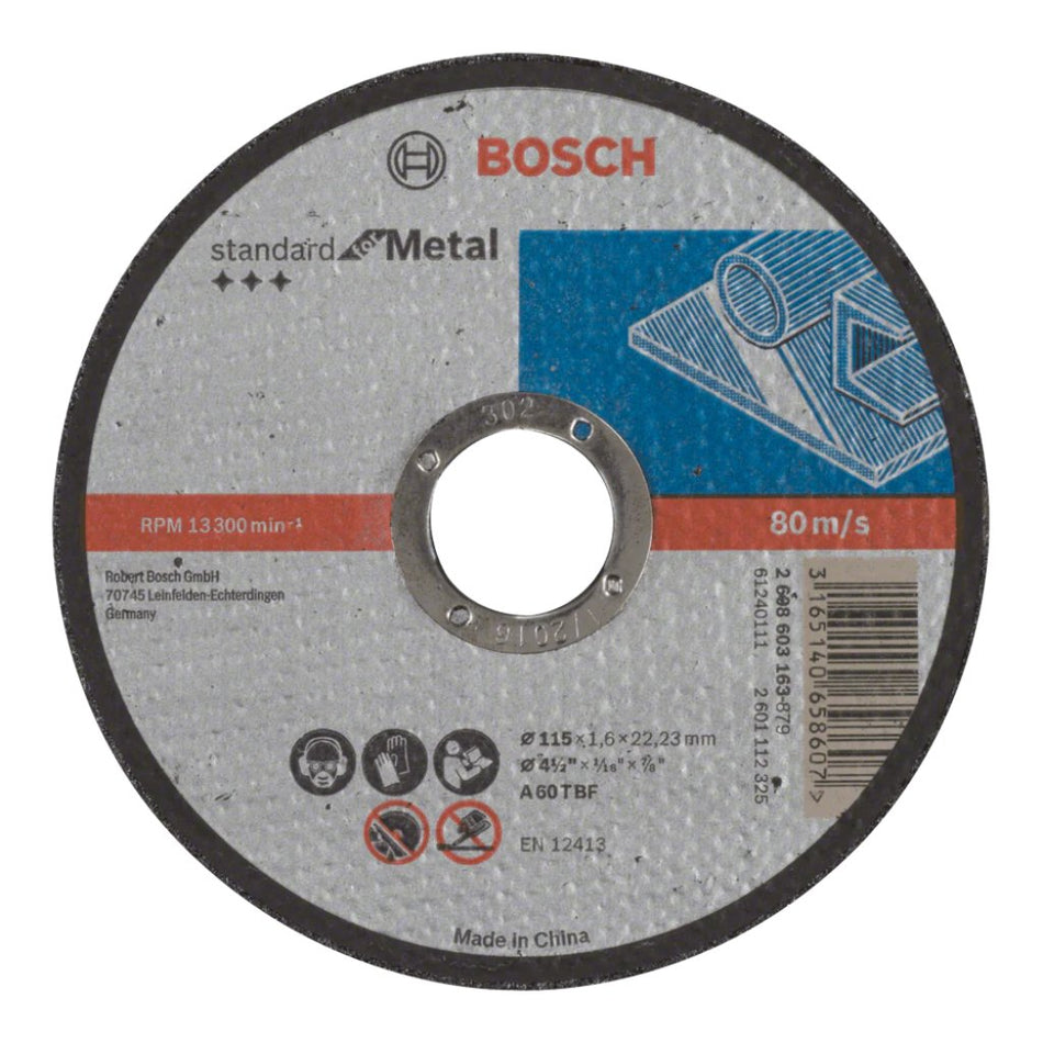 Bosch Cutting Disc Straight A 60 T BF 115x22.23x1.6mm