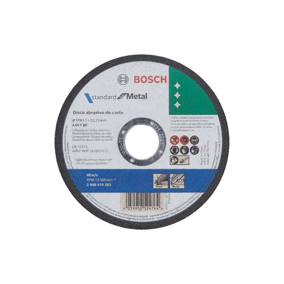 Bosch Cutting Disc Straight A 60 T BF 115x22.23x1.0mm