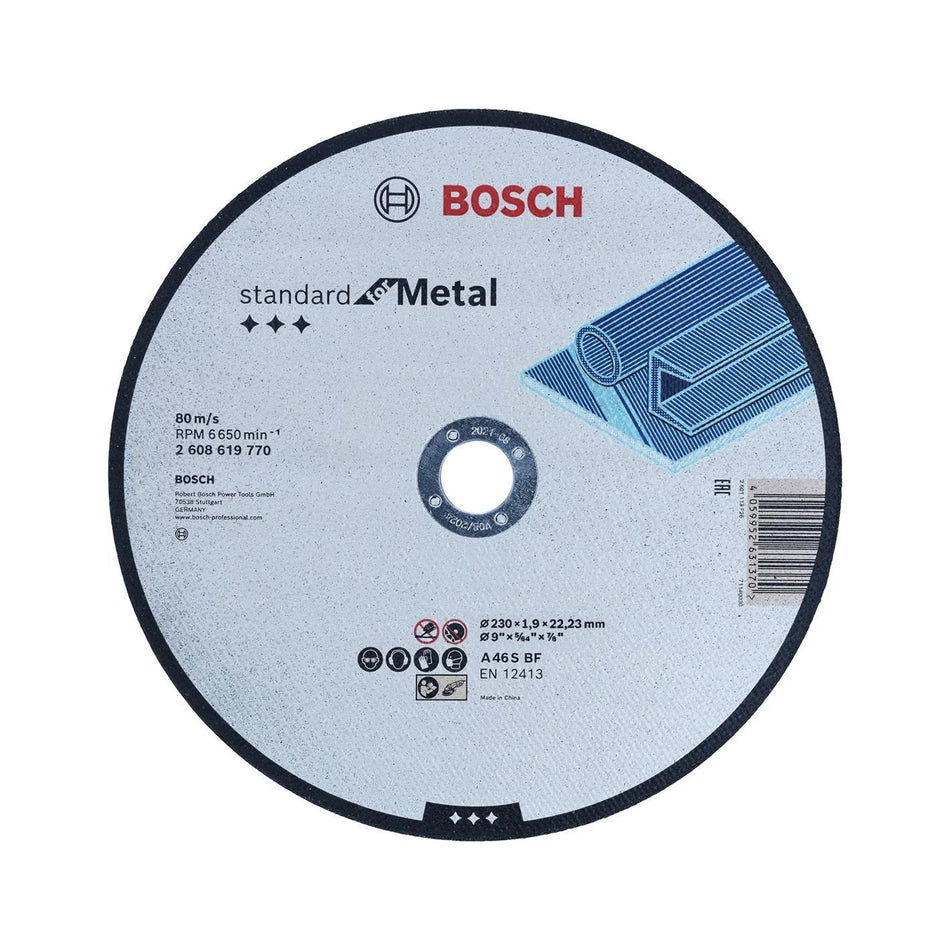 Bosch Cutting Disc Straight A 30 S BF 230x22.23x1.9mm
