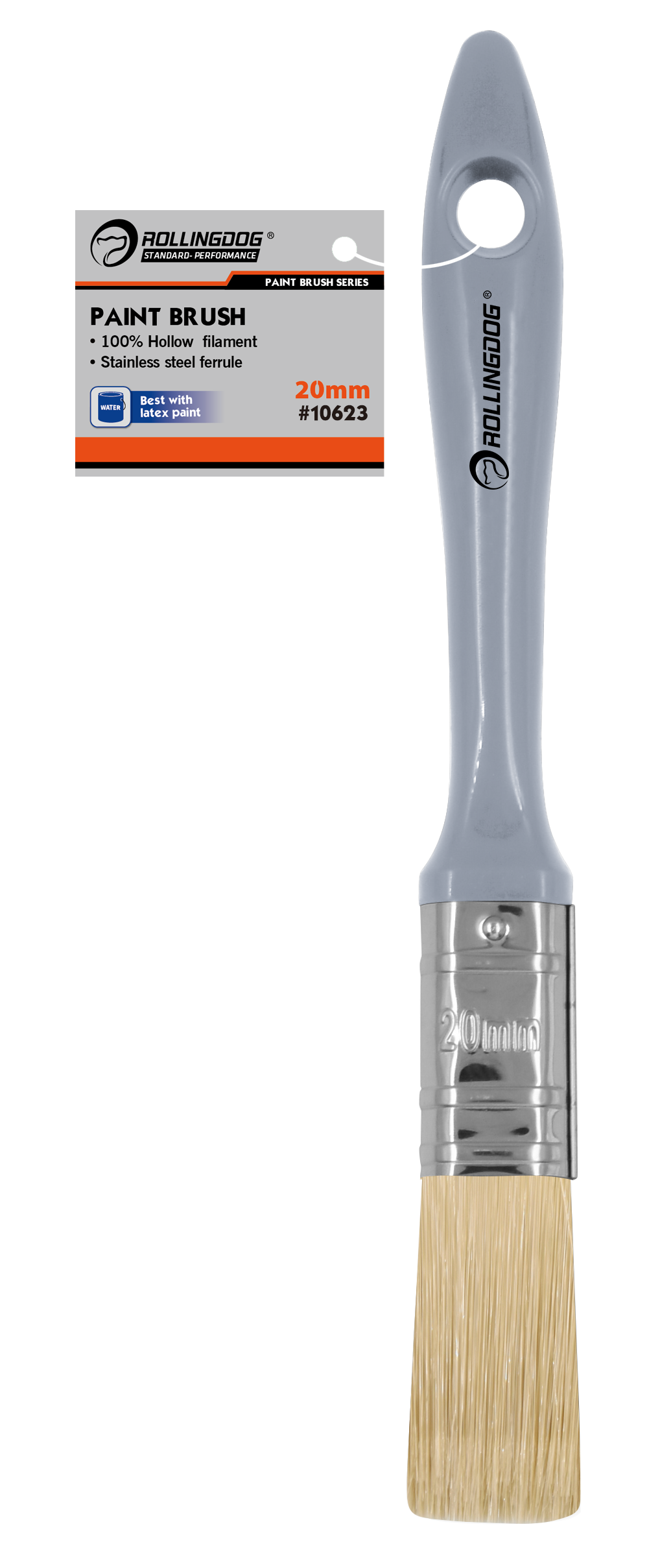 Rollingdog Paint Brush G100 20mm