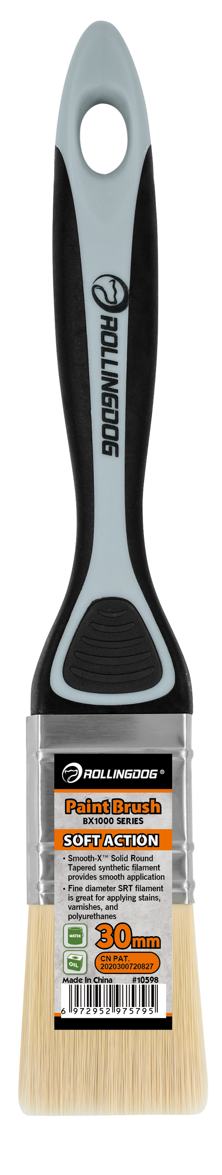 Rollingdog Paint Brush Oil BX1000 30mm