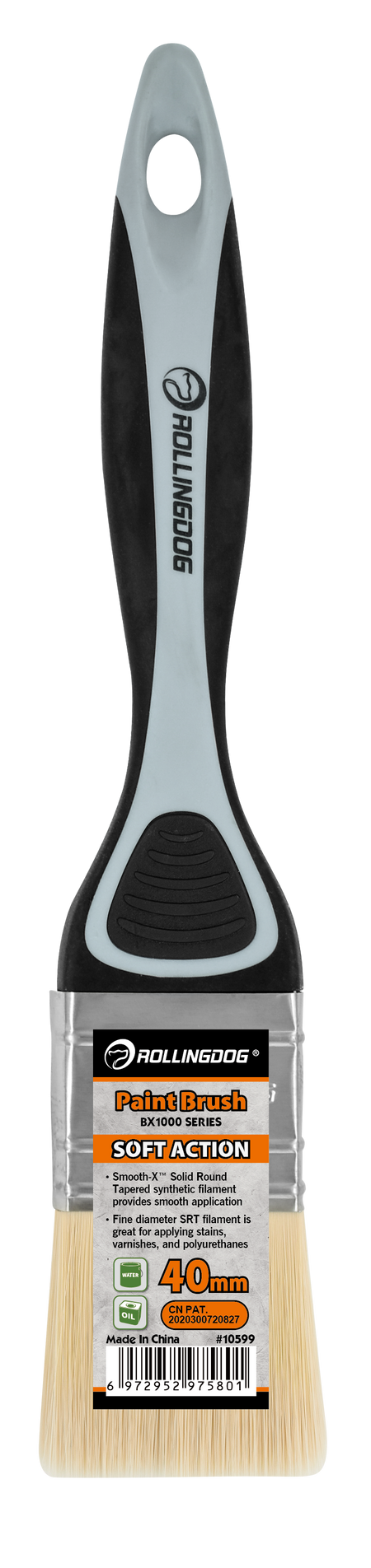 Rollingdog Paint Brush Oil BX1000 40mm