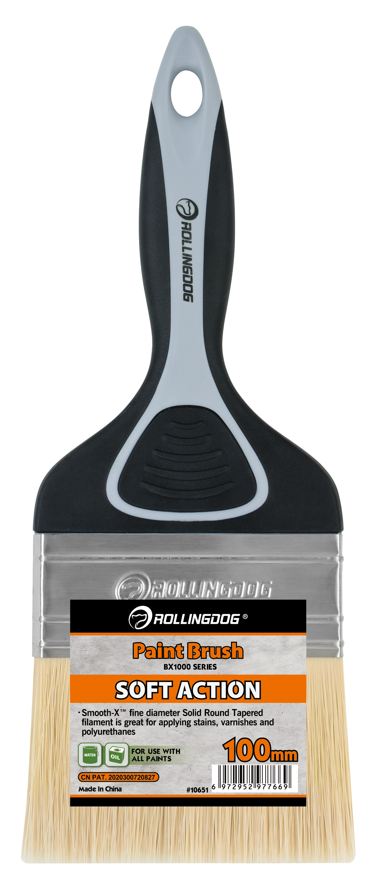 Rollingdog Paint Brush Oil BX1000 100mm