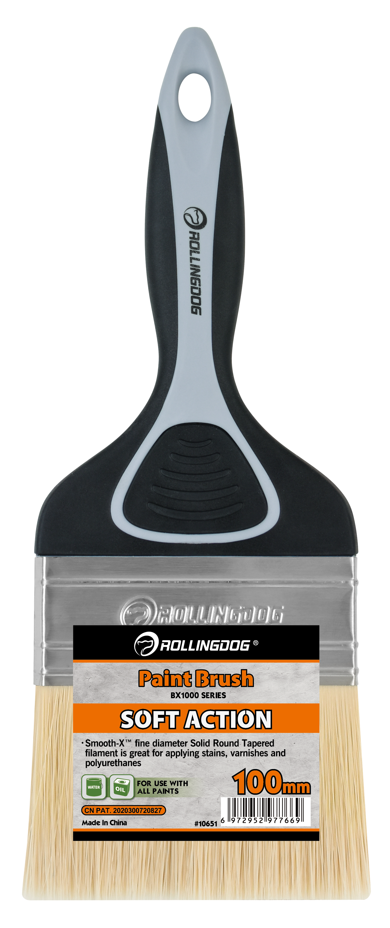 Rollingdog Paint Brush Oil BX1000 100mm
