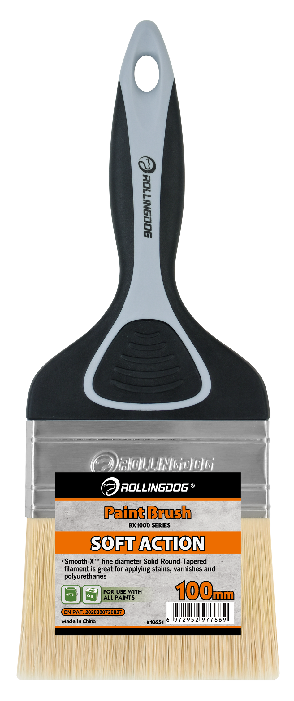 Rollingdog Paint Brush Oil BX1000 100mm