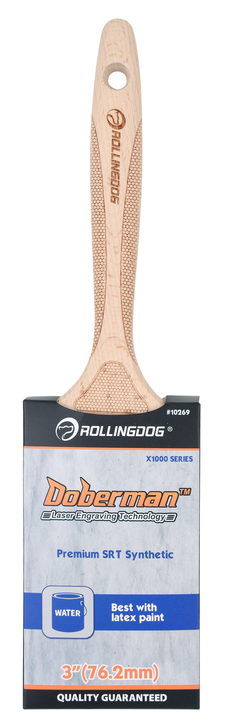 Rollingdog Paint Brush Doberman 75mmx1000mm