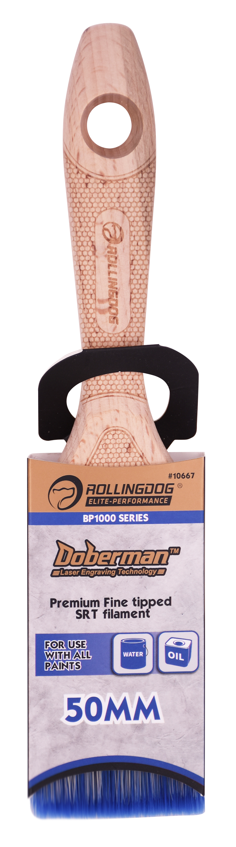 Rollingdog Paint Brush Oil BP1000 50mm