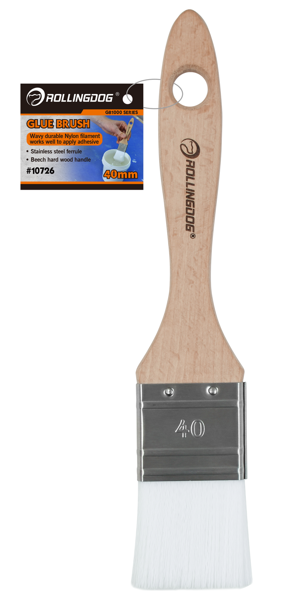 Rollingdog Glue Brush GB1000 40mm