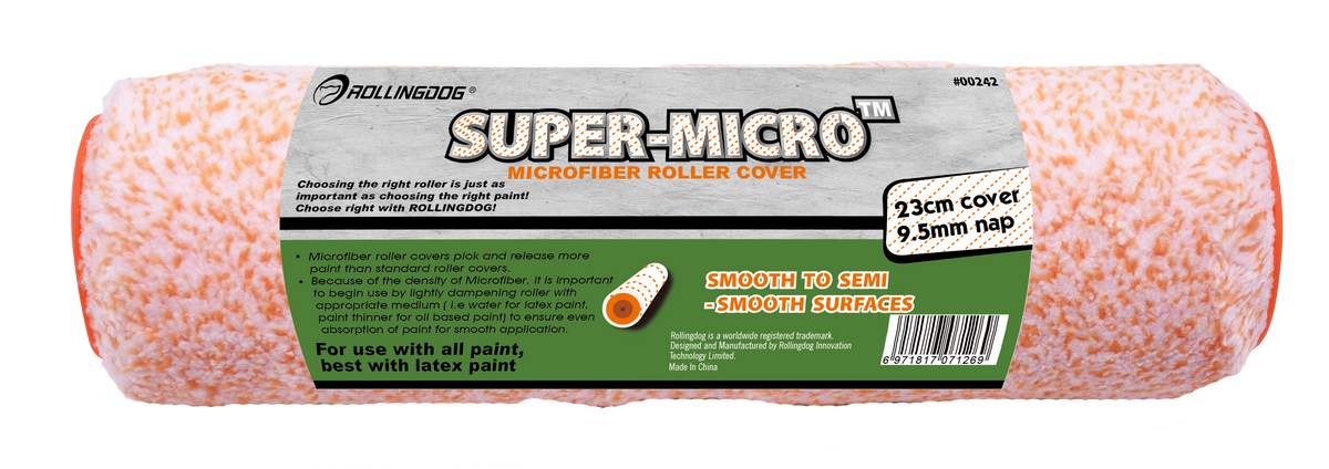 Rollingdog Paint Roller Refil Super Micro 230mmx9mm