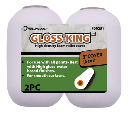 Rollingdog Paint Roller Refil Gloss King 2Pc 50mm
