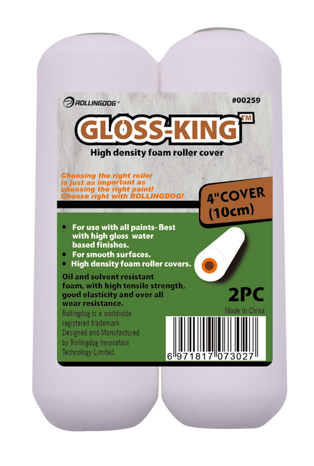 Rollingdog Paint Roller Refil Gloss King 2Pc 100mm