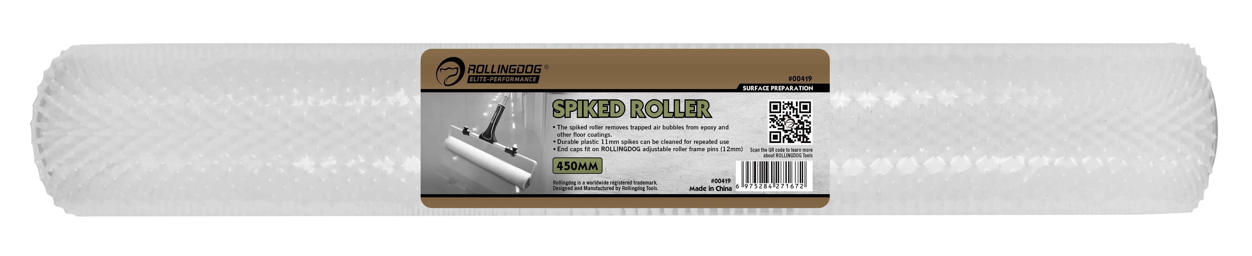 Rollingdog Paint Roller Refill Spiked 450mm -