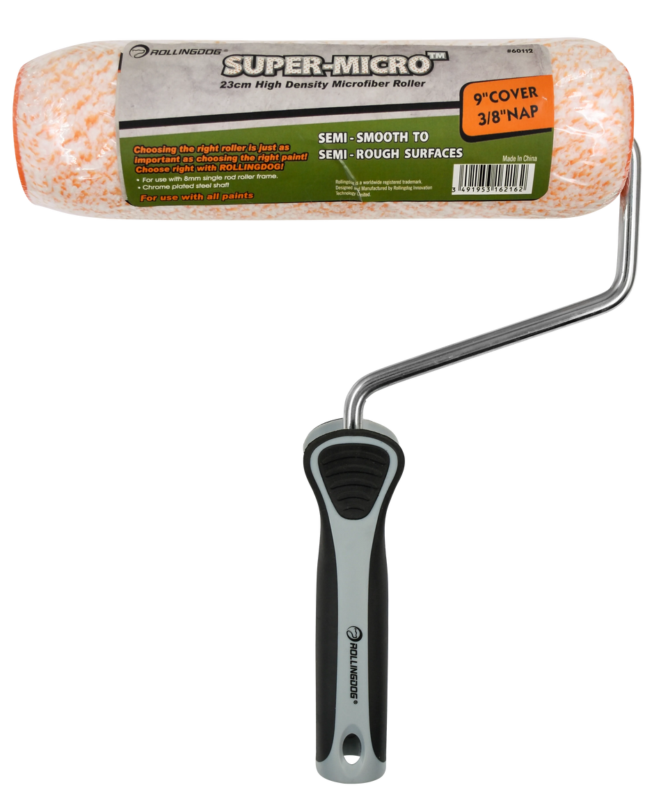 Rollingdog Paint Roller Micro 230mmx9mm Semi-Smooth -