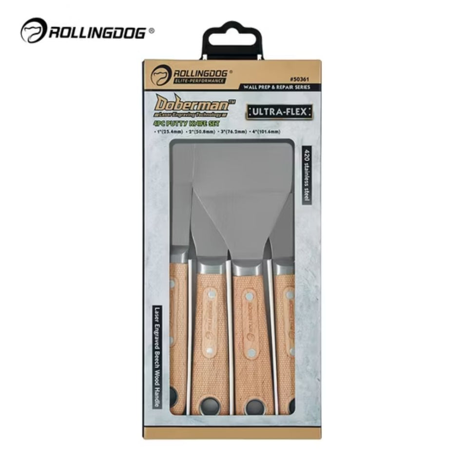 Rollingdog Scraper Hand Set 4pc