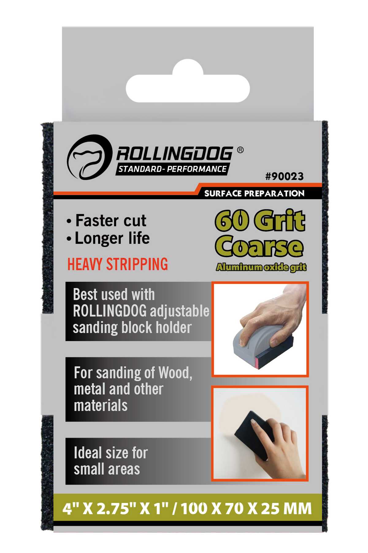Rollingdog Sanding Sponge 60Grid -