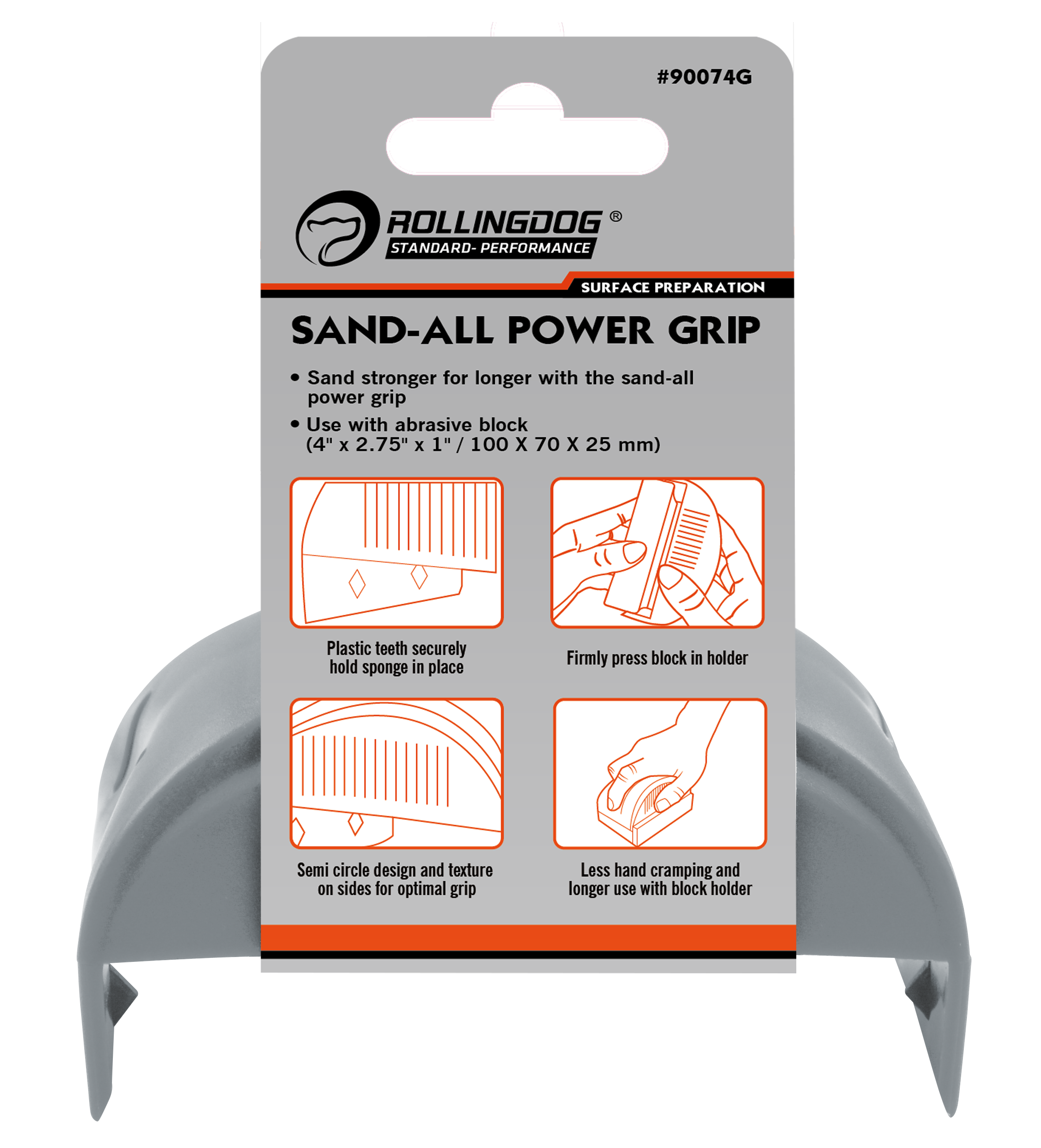 Rollingdog Grip For Sanding Sponge -