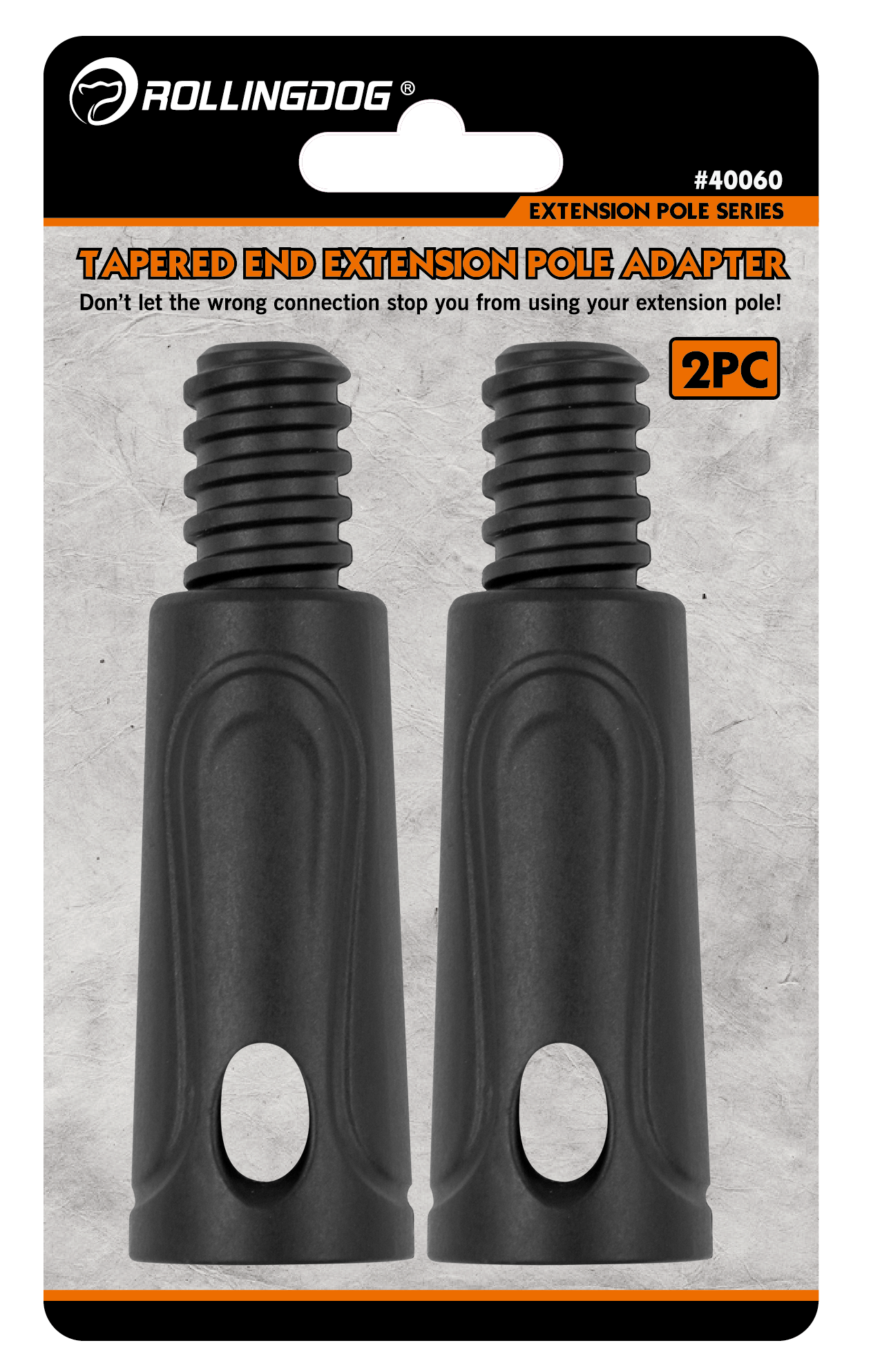 Rollingdog Adaptor For Telescoping Pole 2Pc -