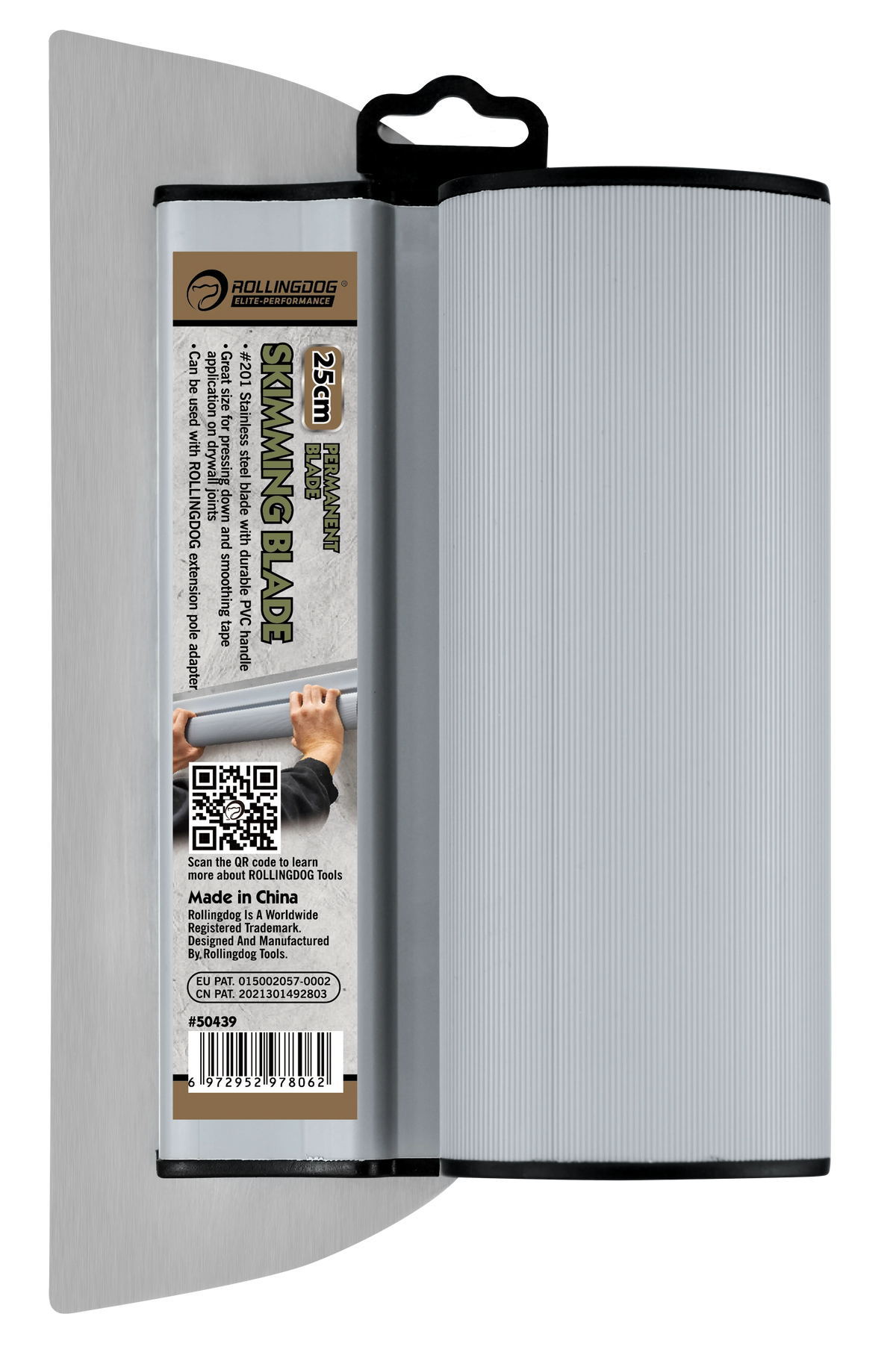 Rollingdog Skimming Blade 250mm S/Steel -
