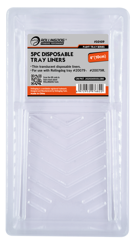 Rollingdog Paint Tray Liners 5p 100mm