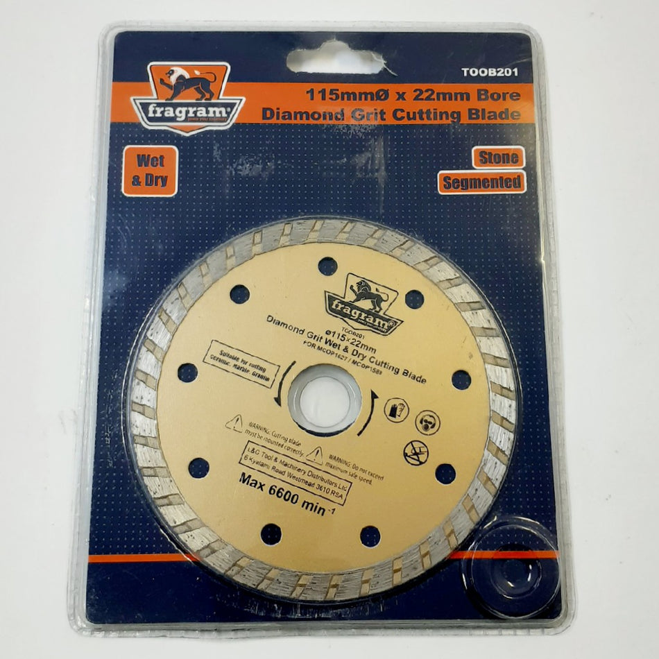 Diamond Blade Stone Wet&Dry 115mmx22.2mm -