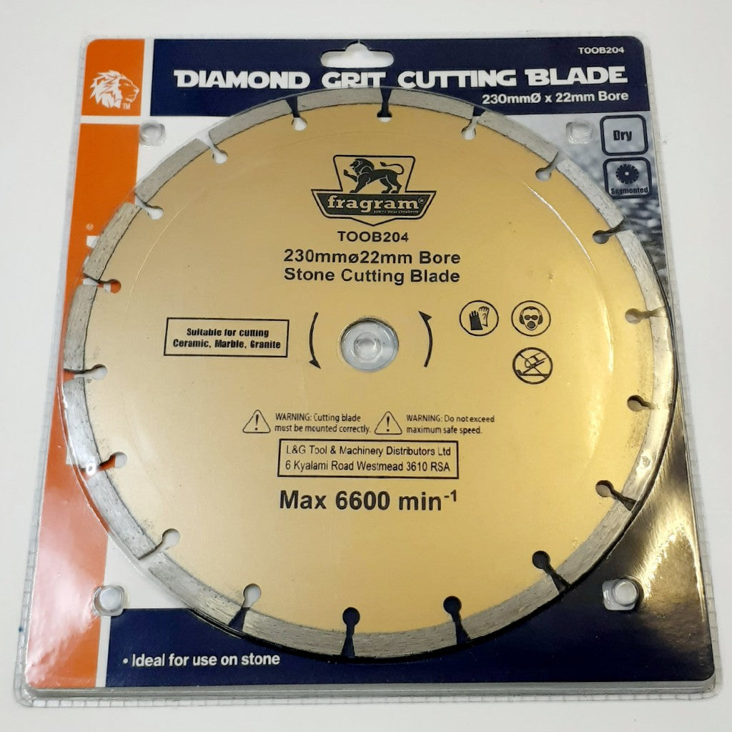 Diamond Blade Stone Dry 230mmx22.2mm -