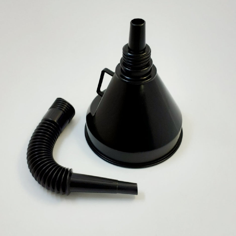 Funnel Flexible Plastic 180mm Black -