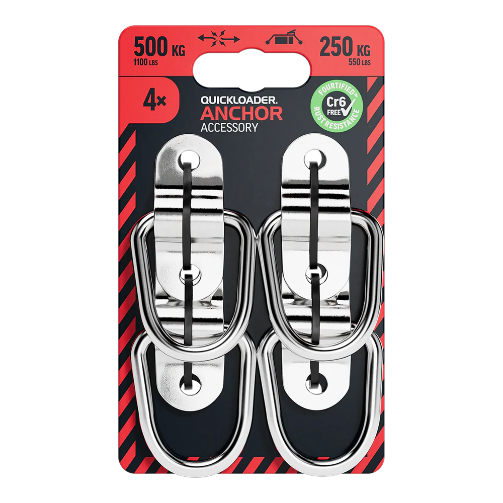 Quickloader Anchor Points 500kg 4pc -