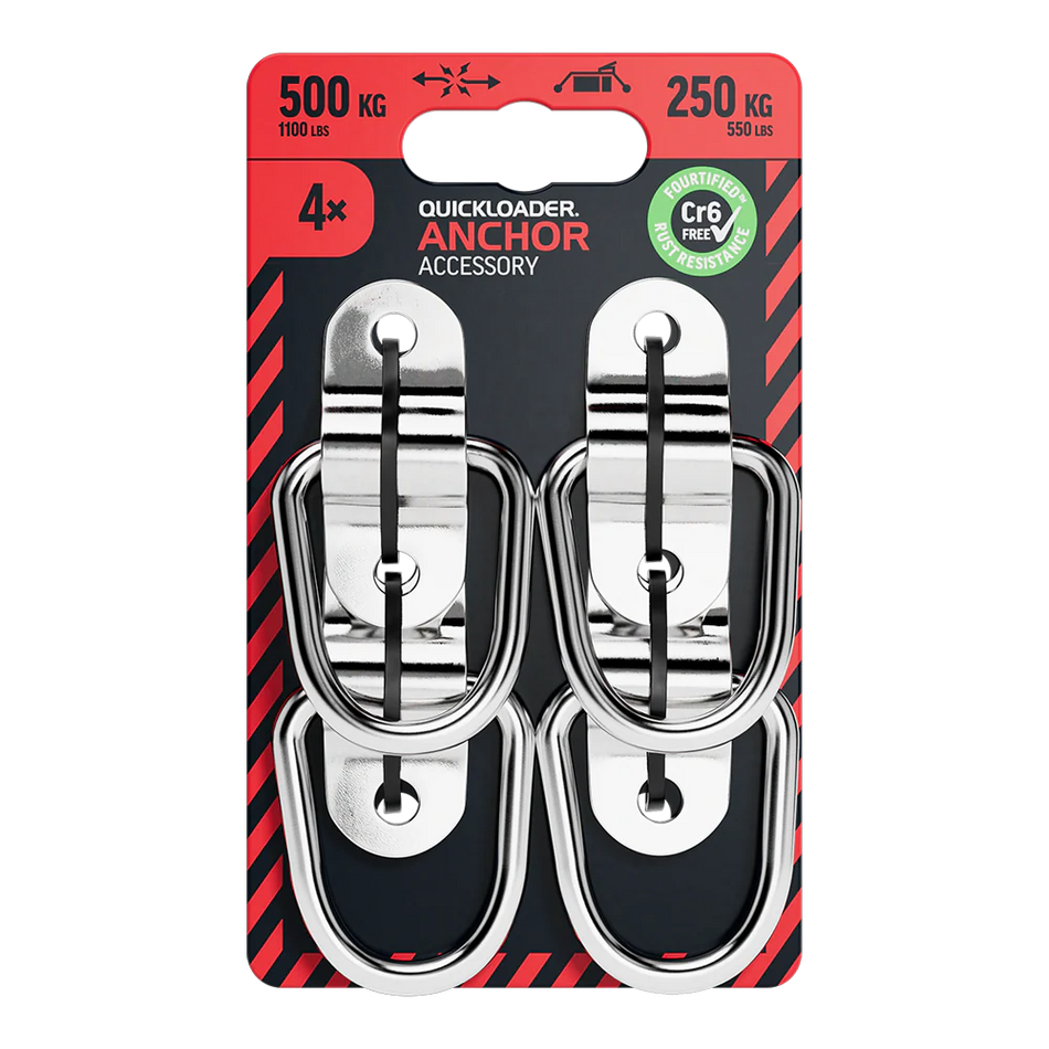 Quickloader Anchor Points 500kg 4pc -