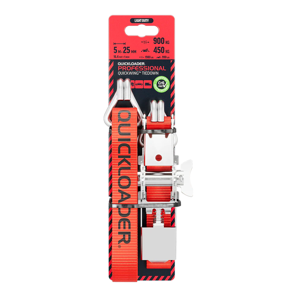 Quickloader Professional Tie-Down Strap 900kg 5mx25mm -