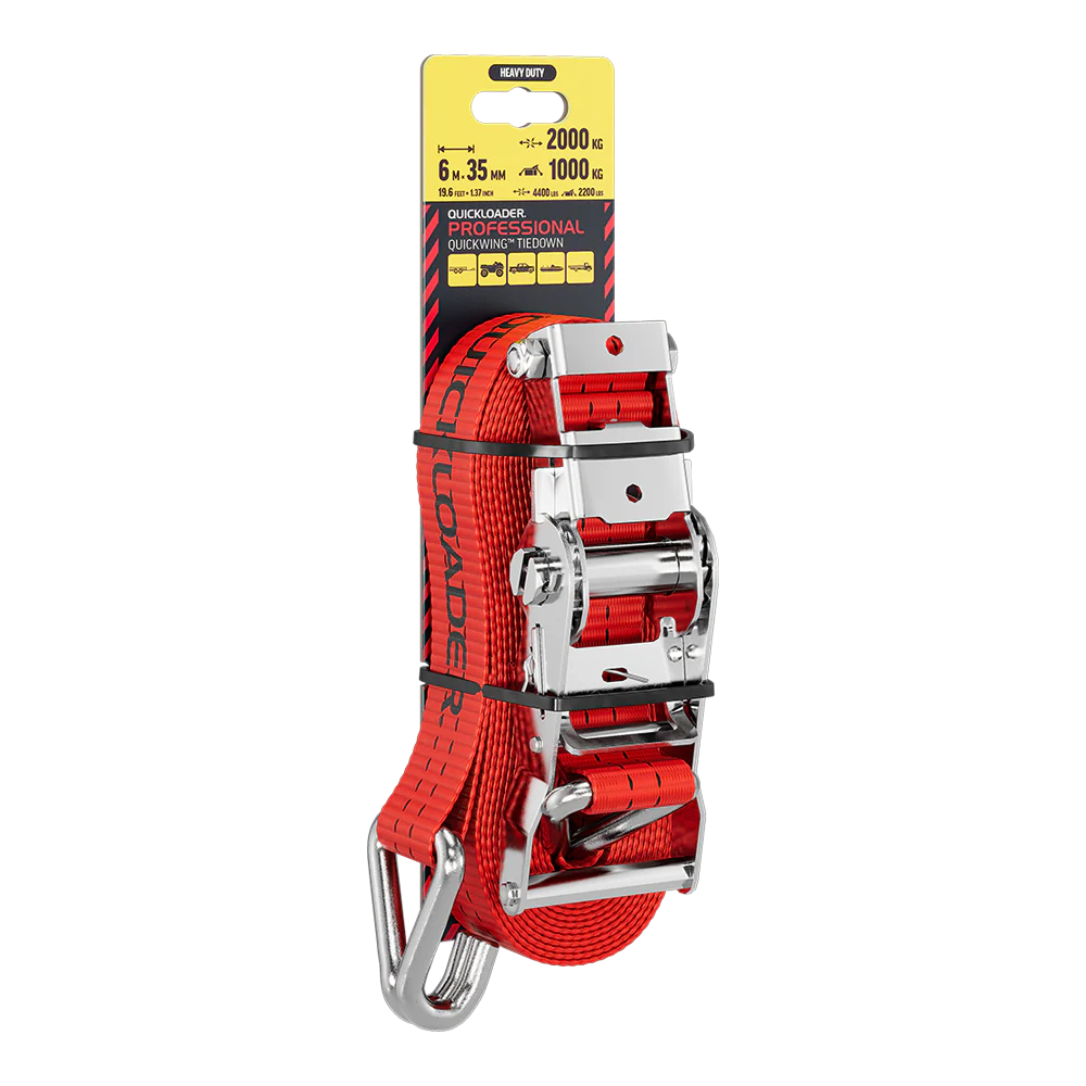 Quickloader Professional Tie-Down Strap 2000kg 6mx25mm -