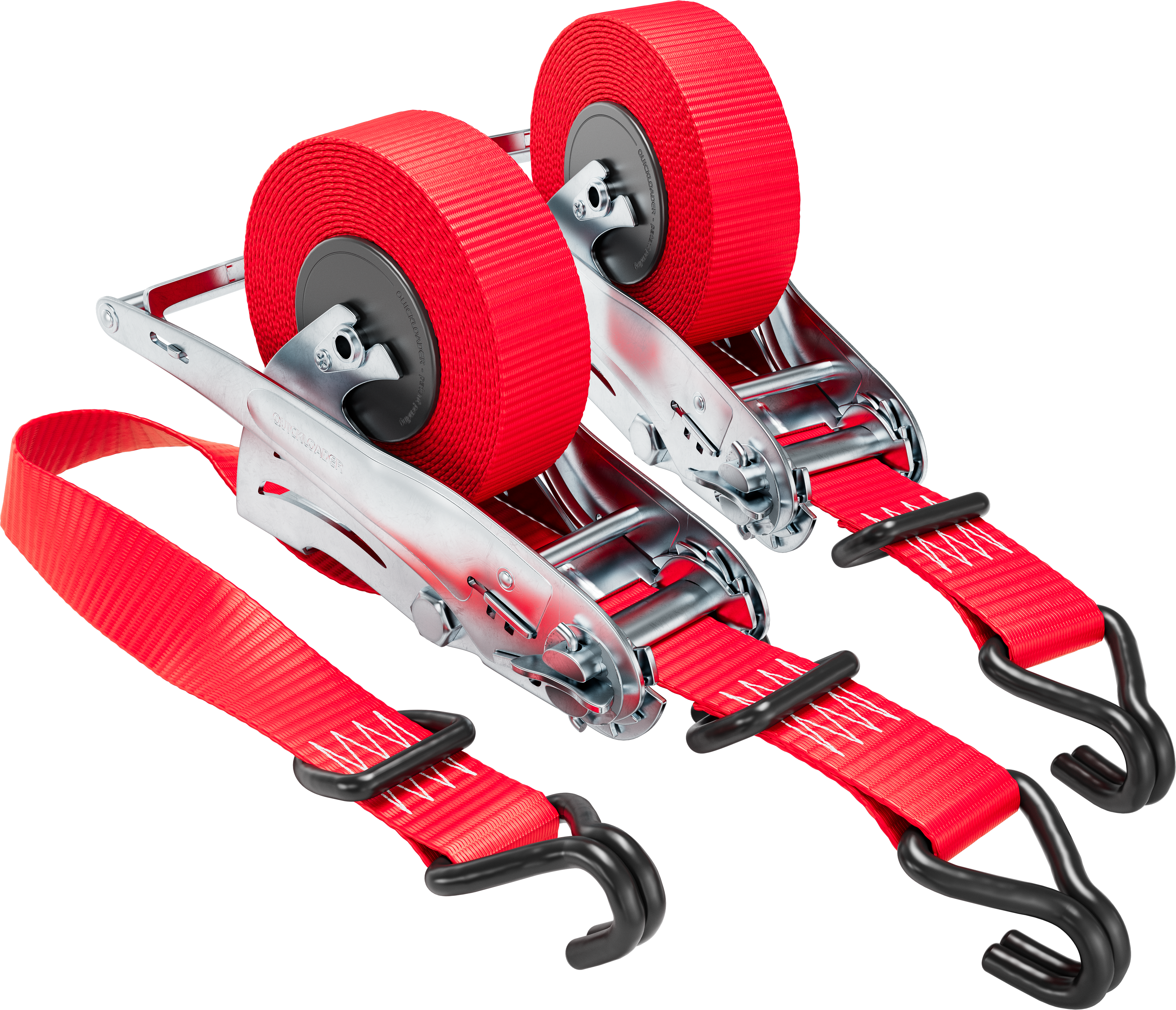 Quickloader Retractable Tie-Down Strap 2000kg 5.0mx35mm 2pc -