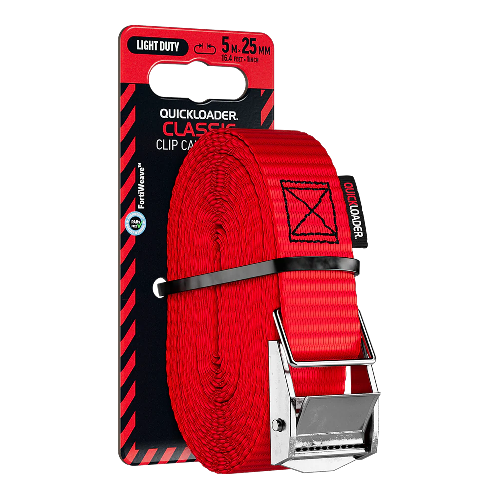Quickloader Cambuckle Tie-Down Strap 500kg 5mx25mm -