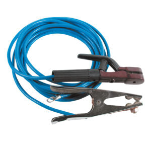 Welding Cable Set 2pc Heavy Duty Blue 300Amp 2.5m -