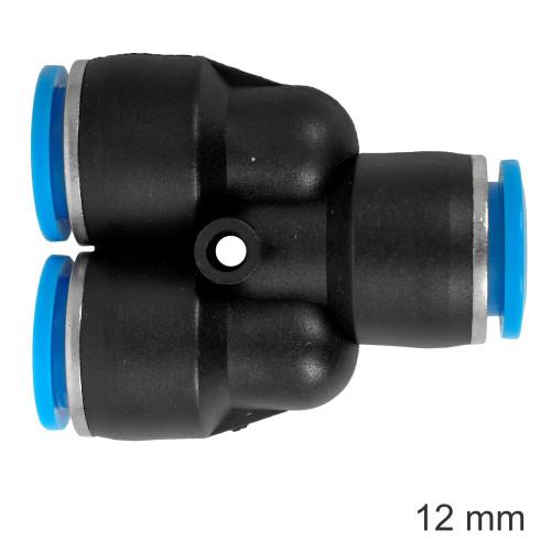 PU Hose Fitting Y Joint 12mm