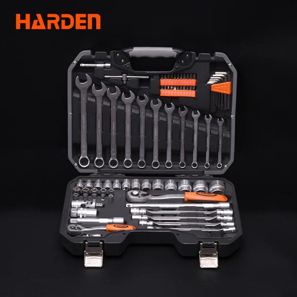 Harden Socket Set 77pce 1/2 1/4